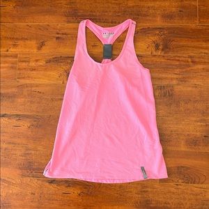 Pink racerback Heat Gear Size S
